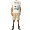 Herre-T-skjorte fra loewe med «White Snow Mountain»-trykk, korte ermer, hvit H6299983Pc-2100