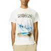 Herre-T-skjorte fra loewe med «White Snow Mountain»-trykk, korte ermer, hvit H6299983Pc-2100