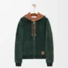Hettegenser i shearling Hettegenser i shearling
