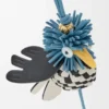 Hoopoe-fugl-smykke i klassisk kalveskinn