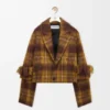 Jakke i mohair- og ullblanding Jakke i mohair- og ullblanding
