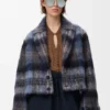 Jakke i mohair- og ullblanding Jakke i mohair- og ullblanding