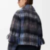 Jakke i mohair- og ullblanding Jakke i mohair- og ullblanding