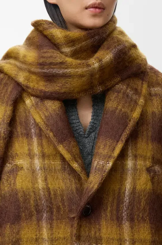 Jakke i mohair- og ullblanding Jakke i mohair- og ullblanding