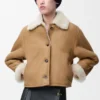 Jakke i shearling Jakke i shearling