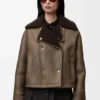 Jakke i shearling Jakke i shearling