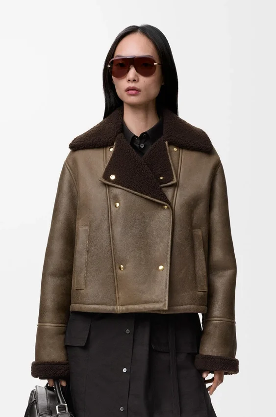 Jakke i shearling Jakke i shearling