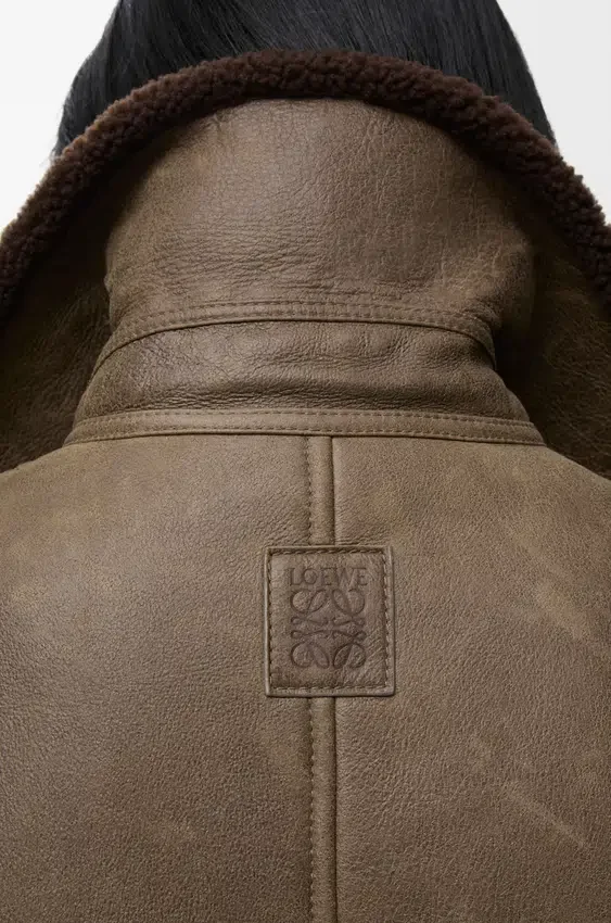 Jakke i shearling Jakke i shearling