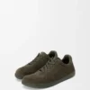 Jambo-sneakers i kalveskinn i semsket skinn