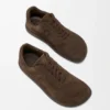 Jambo-sneakers i kalveskinn i semsket skinn