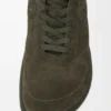 Jambo-sneakers i kalveskinn i semsket skinn