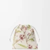 Liten Artichoke-pouch med snøring i lerret Liten Artichoke-pouch med snøring i lerret