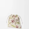 Liten Artichoke-pouch med snøring i lerret Liten Artichoke-pouch med snøring i lerret