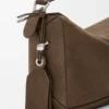 Liten, fjærlett Puzzle-veske i kornet nubuck