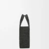 Liten Loewe Font Tote i raffia Liten Loewe Font Tote i raffia