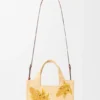 Liten Loewe Font Tote i raffia Liten Loewe Font Tote i raffia