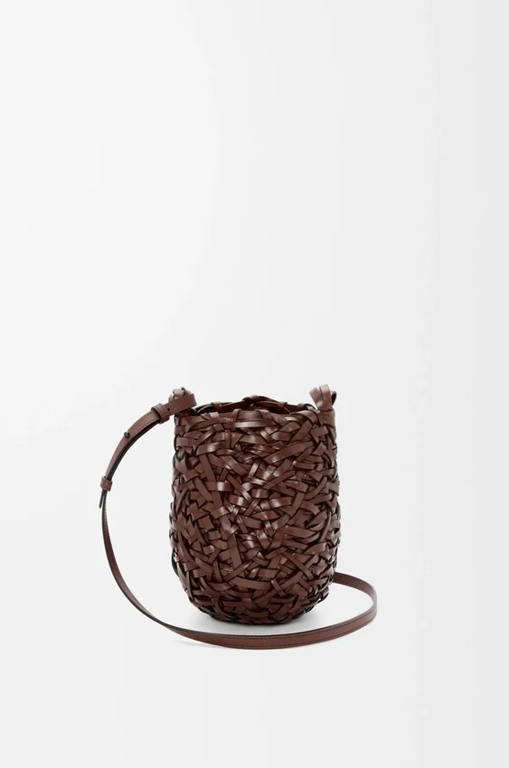 Liten Nest Basket-veske i kalveskinn Liten Nest Basket-veske i kalveskinn