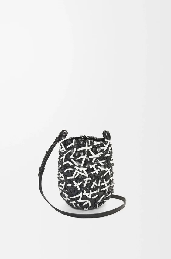 Liten Nest Basket-veske i kalveskinn Liten Nest Basket-veske i kalveskinn