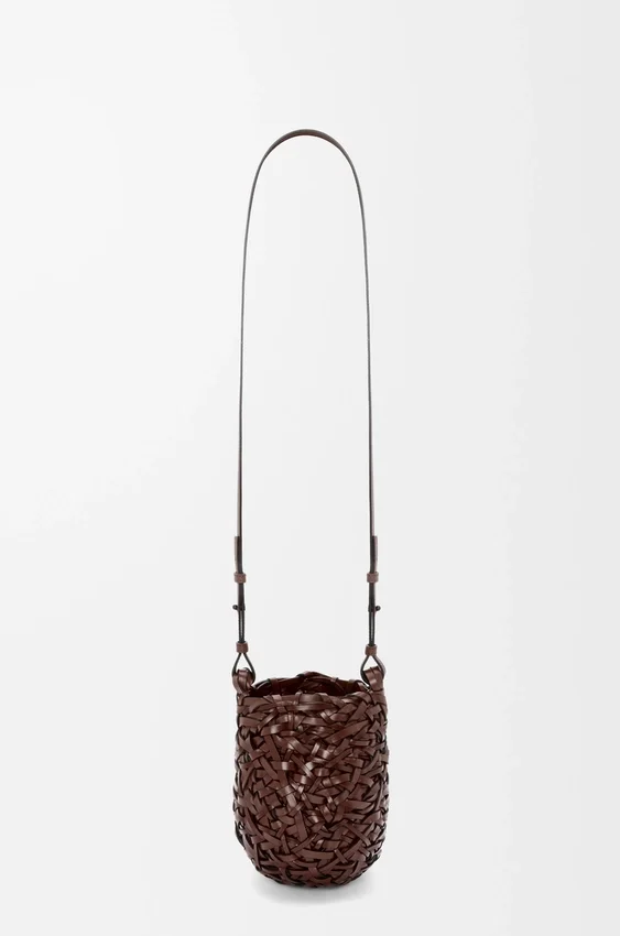 Liten Nest Basket-veske i kalveskinn Liten Nest Basket-veske i kalveskinn