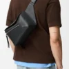 Liten Puzzle Bumbag i kornet kalveskinn Liten Puzzle Bumbag i kornet kalveskinn