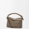 Liten Puzzle Edge-veske i mykt, kornet kalveskinn