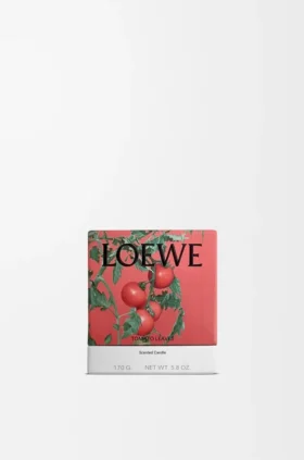 Liten «Tomatblader»-stearinlys