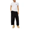 Loewe Anagram brodert bomulls-T-skjorte med rund hals og korte ermer for menn, hvit H526Y22J26-2100