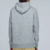 Loewe Anagram-brodert hettegenser med lange ermer for menn, grå H6109701Si