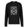 Loewe Anagram brodert sportssko for menn, svart, P00446091