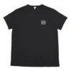 Loewe Anagram Classic brodert bomulls-T-skjorte med rund hals og korte ermer for menn, svart H6109230Cr-1100
