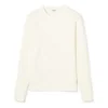 Loewe Anagram-logo brodert bomullsgenser for menn, kremhvit, H526341Xa1-2370