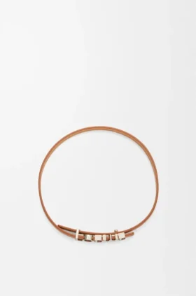 Loewe-armbånd med dobbel vikling i kalveskinn
