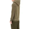 loewe brodert hettegenser med snøring for menn, khaki H526341X94-3962