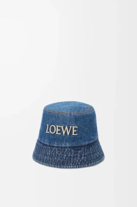 Loewe bøttehatt i denim