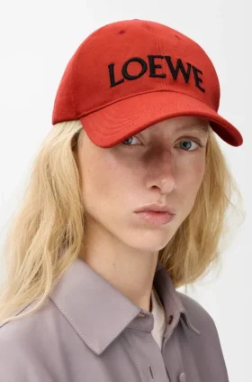 Loewe-cap i bomullskanvas