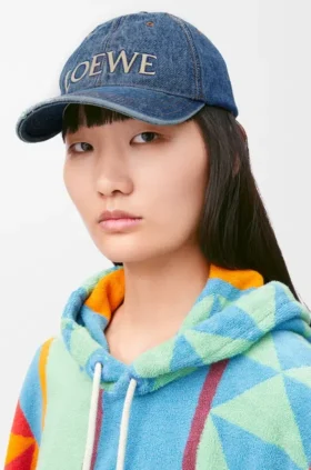 Loewe-cap i denim