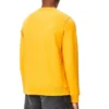 Loewe-genser i bomull med brodert Anagram-logo for menn, oransje, H526341Xa1-9100