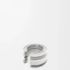 Loewe grafisk ring i sterlingsølv Loewe grafisk ring i sterlingsølv