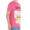 Loewe rosa T-skjorte med korte ermer for menn H6109833Pc-7140
