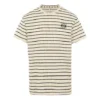 Loewe Stripe kortærmet hvit herre-T-skjorte H6109650Pc-2396