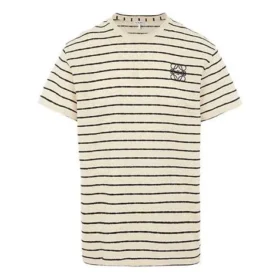 Loewe Stripe kortærmet hvit herre-T-skjorte H6109650Pc-2396 Loewe Stripe kortærmet hvit herre-T-skjorte H6109650Pc-2396
