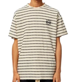 Loewe Stripe kortærmet hvit herre-T-skjorte H6109650Pc-2396 Loewe Stripe kortærmet hvit herre-T-skjorte H6109650Pc-2396