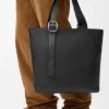 Loop Zipped Tote-vesker i mykt, kornet kalveskinn Loop Zipped Tote-vesker i mykt, kornet kalveskinn