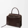 Medium Amazona 180-veske i semsket skinn Medium Amazona 180-veske i semsket skinn