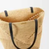Medium Puzzle Fold-tote-veske i raffia Medium Puzzle Fold-tote-veske i raffia