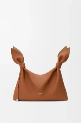 Medium Scarf Bag i glatt kalveskinn