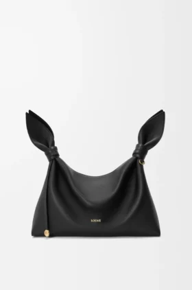 Medium Scarf Bag i glatt kalveskinn