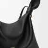 Medium Scarf Bag i glatt kalveskinn