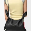 Medium Scarf Bag i glatt kalveskinn