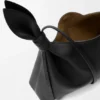 Medium Scarf Bag i glatt kalveskinn